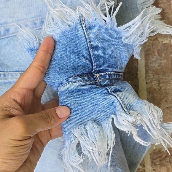 Moussy Vintage Howa Denim Shorts Size 30 - Picture 6 of 8